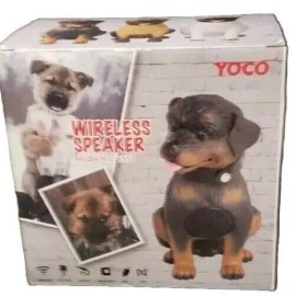 YOCO Rottweiler Dog Puppy Wireless Speaker Yoco Model Y551 New
