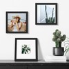 upsimples 8x8 Picture Frame, Display Pictures 4x4 with Mat or