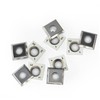 14mm Square Carbide Inserts Cutters Knives Blades 14×14×2.0mm-30°for Woodworking Spiral/Helical