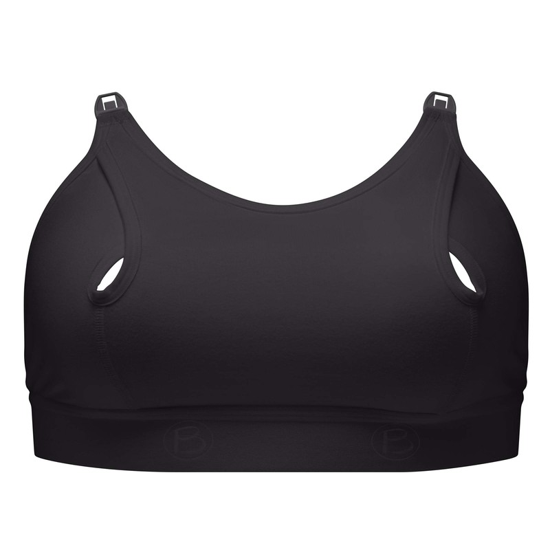 Clip and Pump™ Nursing Bra, black