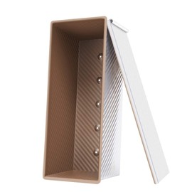 CANDeal Grand Size Loaf Pan, Bread Toast Baking Tins with Cover, Pullman Bread Mould, Non-Stick, For Baking 1000 gram Dough, Commercial Use