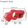 Quixotical Universal Motorcycle Lock with Key, Motorcycle Grip Brake Throttle