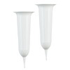 Tymar Grave Vase, Pack of 2, Cemetery Vase with Ground