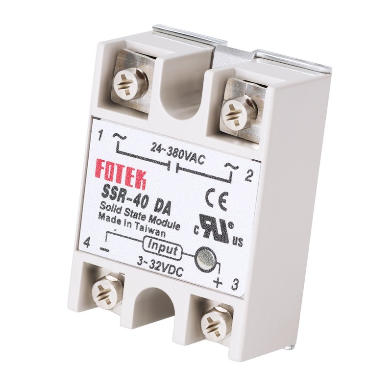 MYSWEETY 3PCS SSR-40DA Solid State Relay Single Phase Semi-Conductor Relay