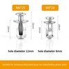 10 Pieces Metal Cavity Fixing Door Anchor for 0-5mm Door