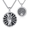 TwoAnts St Sebastian Baseball Necklace 925 Sterling Silver Sant Sebastian