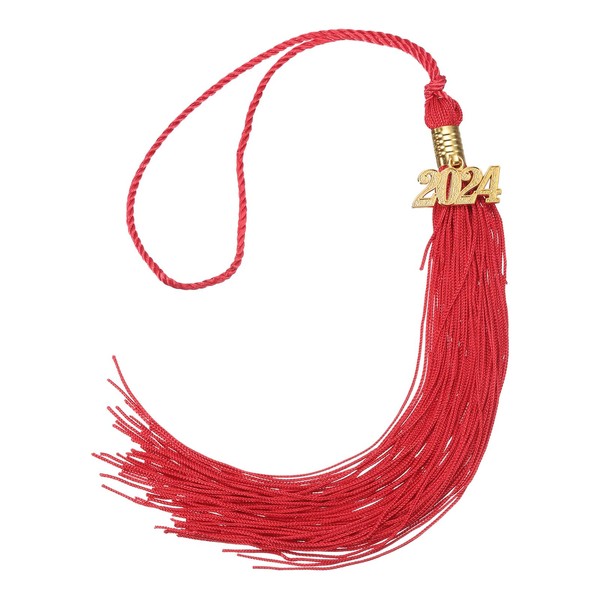 QUARKZMAN 2024 Graduation Tassel, Graduation Tassel with 2024 Year Gold