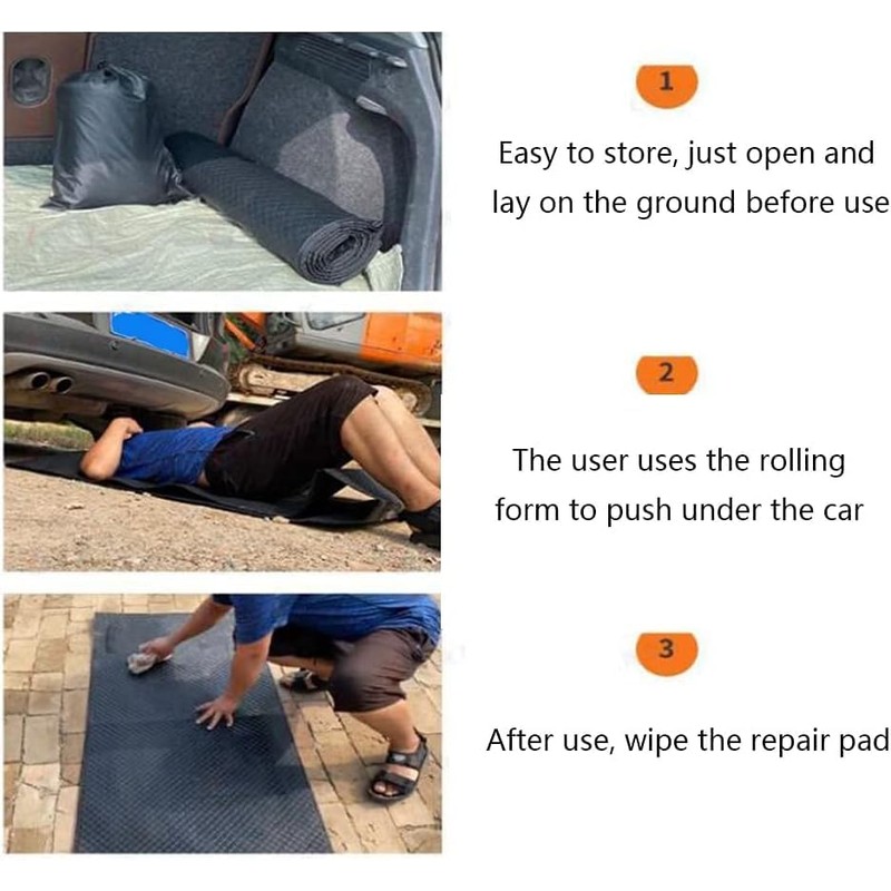 Creeper Pad Car Repair Creeper Mat Black Automotive Creeper Rolling