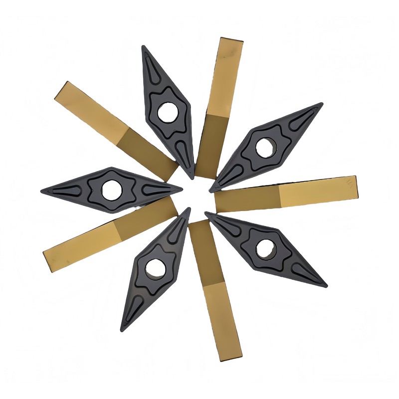 FomaSP VNMG331/VNMG160404-FPM CNC Carbide Turning Inserts for Semi-Finishing Steel Cutting,10