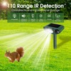 Skunk Repellent for Yard,Cat Repellent Outdoor Ultrasonic Animal Repeller with