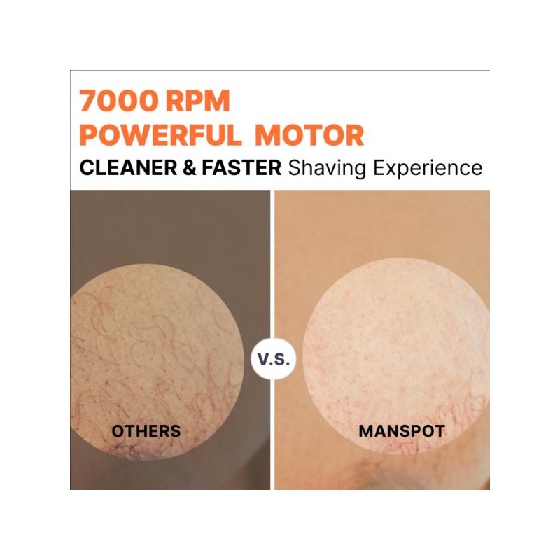 【dealsforyoudays】Manspot 4 in 1 Electric Body Hair Shaver - Groin
