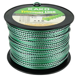 Sawtooth 170 Trimmer Line, Heavy Duty Sawtooth Weed Wacker String .170, Weed Eater String .170 inch-by-298ft-3lb Dual Core String Serrated Trimmer Line with Line Cutter