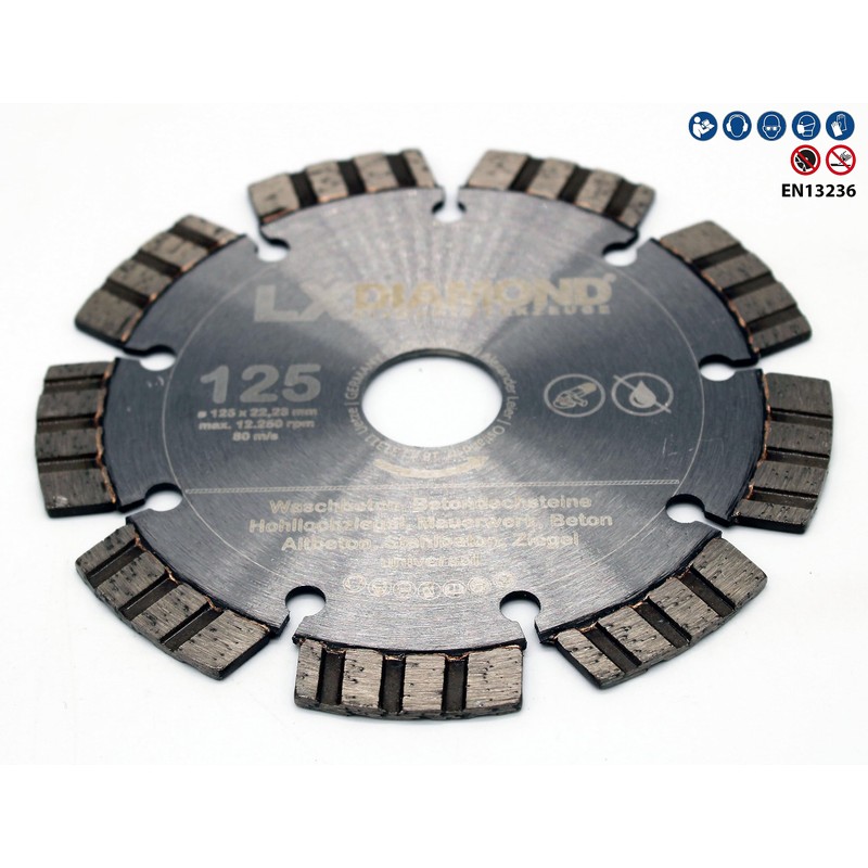 LXDIAMOND 2 x Diamond Cutting Disc, Diameter 125 mm x