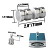 Alise Shower Glass Door Handle,Sliding Shower Doors Knob,Double Side Back-to-Back