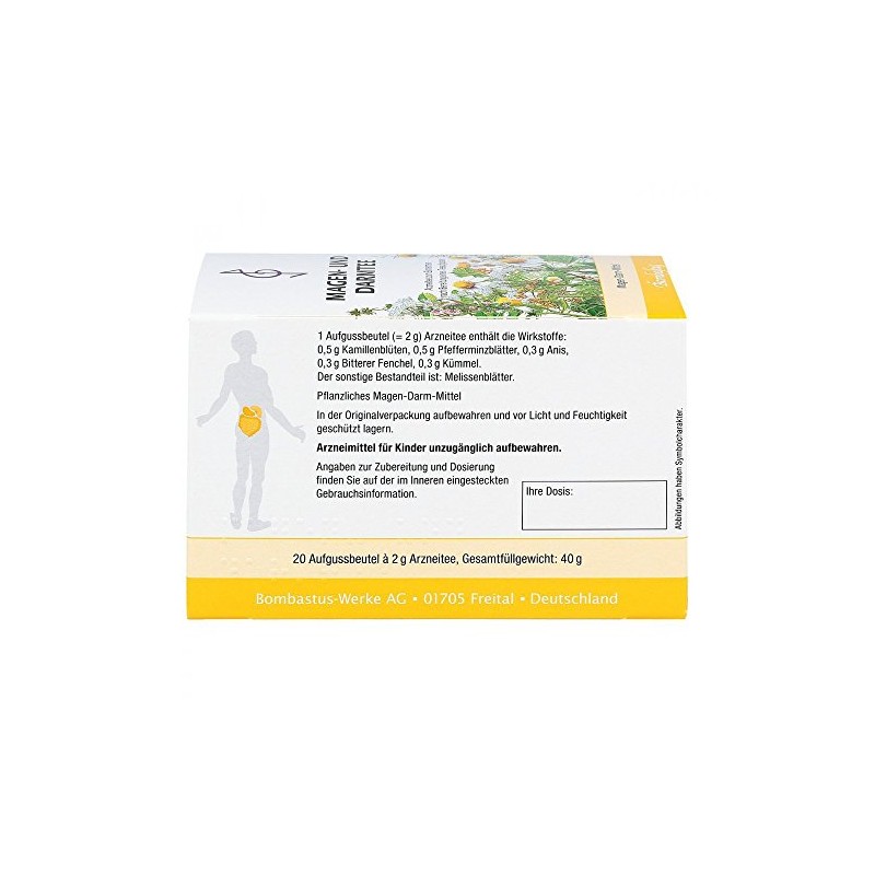 Stomach and intestinal tea filter bag