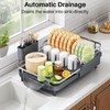 SAYZH Dish Drying Rack - Expandable Dish Rack for Kitchen
