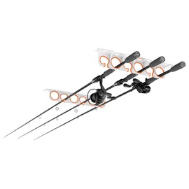 KastKing SafeGuard Fishing Rod Holder for Garage, Wall or Ceiling Mounted Fishing Rod Rack Storage Organizer, Fishing Pole Holder Holds 6 Rods or Combos in Less Than 18 Inches