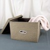 Sturdy Fabric Cube Storage Bin Minimalist Portable Storage Container Space-saving