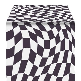 Talking Tables | Black & White Alice in Wonderland Paper Table Cover | Disposable Tablecloth Recyclable, Supplies for Mad Hatter Tea Party, Onederland Birthday, Mother's Day, Baby Shower 70' x 47'