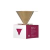 ATHIA Golden Stainless Steel Reusable Coffee Filter, Pour Over Cone
