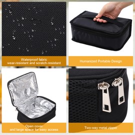 Portable Personal Mini Oven with USB Charging, Portable Oven, Car Food Warmer, Electric Heated Lunch Box for Warming Meals and Cooking Raw Food for Car Travel/Pic