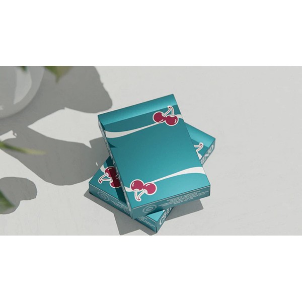 MJM Cherry Casino (Tropicana Teal) Playing Cards by Pure Imagination Projects