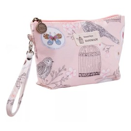 Fudeam Cosmetiquera Bolsa Almacenamiento Impermeable Pastel