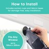 Aycorn Temporary Blackout Blinds & Curtains For Bedroom, Living Room,