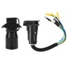 12V Trailer RV Connector 7 Way to 4 Way Hitch