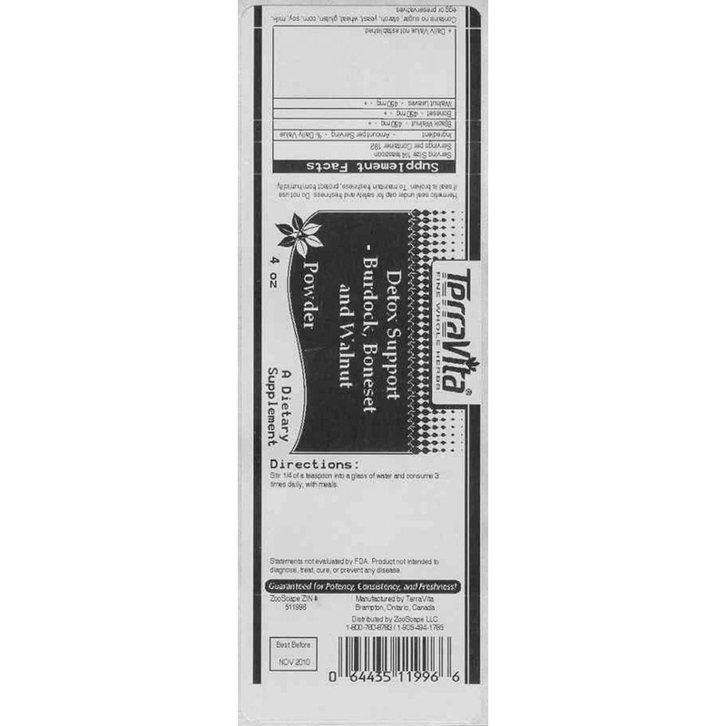 Burdock, Boneset, and Walnut Formula Powder (4 oz, ZIN: 511996)