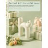 Ceramic Cat Vase, Cute Cat Themed Gifts for Women, Home