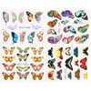 Dornail 30 hojas de mariposas pegatinas de uñas de flores