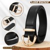 JASGOOD Women Leather Belt Fashion Ladies Waist Belt for Jeans