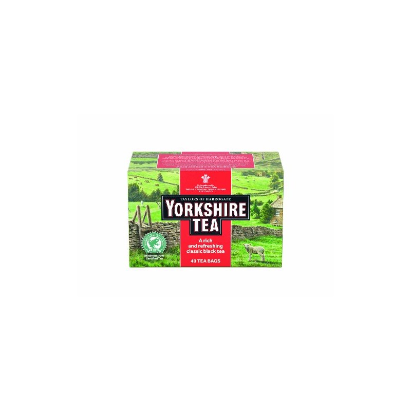 Taylors of Harrogate Yorkshire Red, 40 Teabags, (Pack of 6)