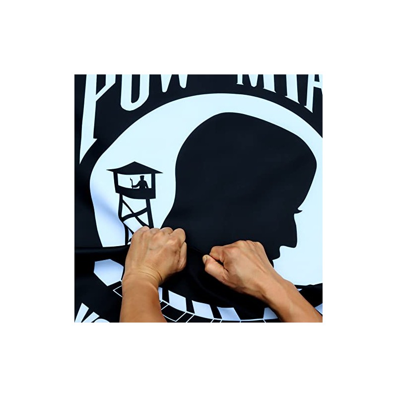 Anley Rip-Proof Double Sided 3-Ply Pow Mia Flag 3x5 Ft