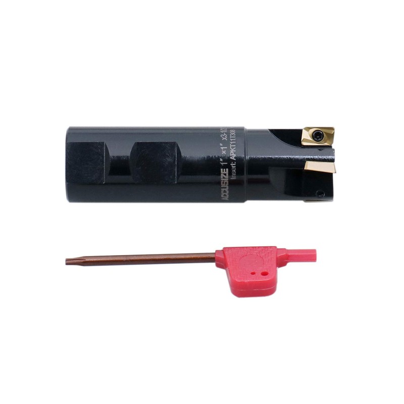 Accusize Industrial Tools 1'' 90 Deg Square Shoulder Indexable End