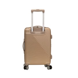 Rockland Star Trail Hardside Spinner Wheel Luggage, Champagne, 2-Piece Set (20/28)