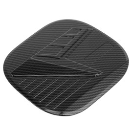 Partuto Fuel Tank Door Cap for Hyundai Tucson 2021-2025 Fuel Filler Flap Cover Adhesive Type Carbon Fiber Black ABS