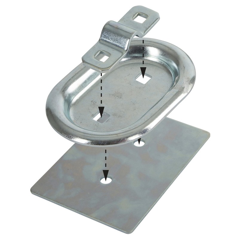 Kerbl 37607 Counterplate for 37601, 37604, 110 x 155 mm,