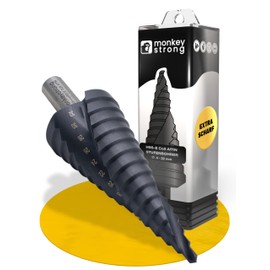 HSS Step Drill Bit Diameter 4-30 for Mild Steel, Non-ferrous Metals, Plastics, Wood (Step Drill Bit 2)