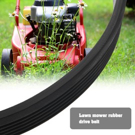 eMagTech 1pc 6PJ348 Lawn Mower Rubber Drive Belt Electric Planer Synchronous Belt Circumference 348mm Width 14mm Suitable for Most Lawn Mowers