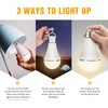Neporal Emergency Rechargeable Light Bulbs Stay Light Up When Home
