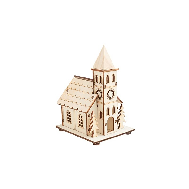 VBS Wooden Church Kit with LED