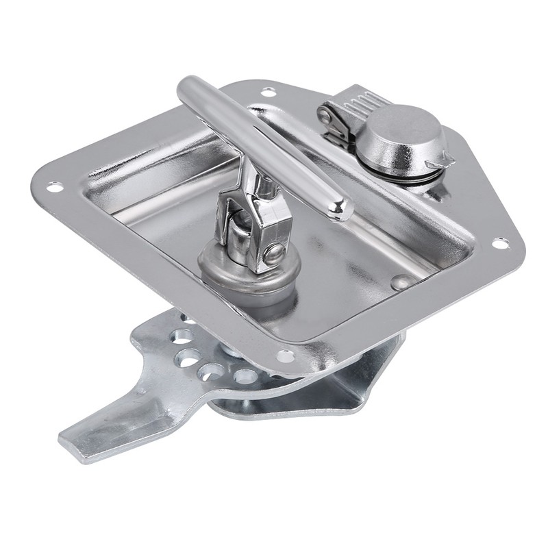 Stainless Steel Folding T Shape Handle Lock Tool Box Keys