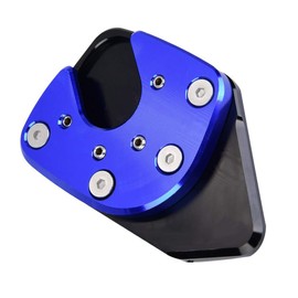 Side Stand Pad,Motorcycle Anti-slip Side Stand Kickstand Extension Pad Enlarge for offroad side stand extension for Nc750X 2017-2019(Blue)