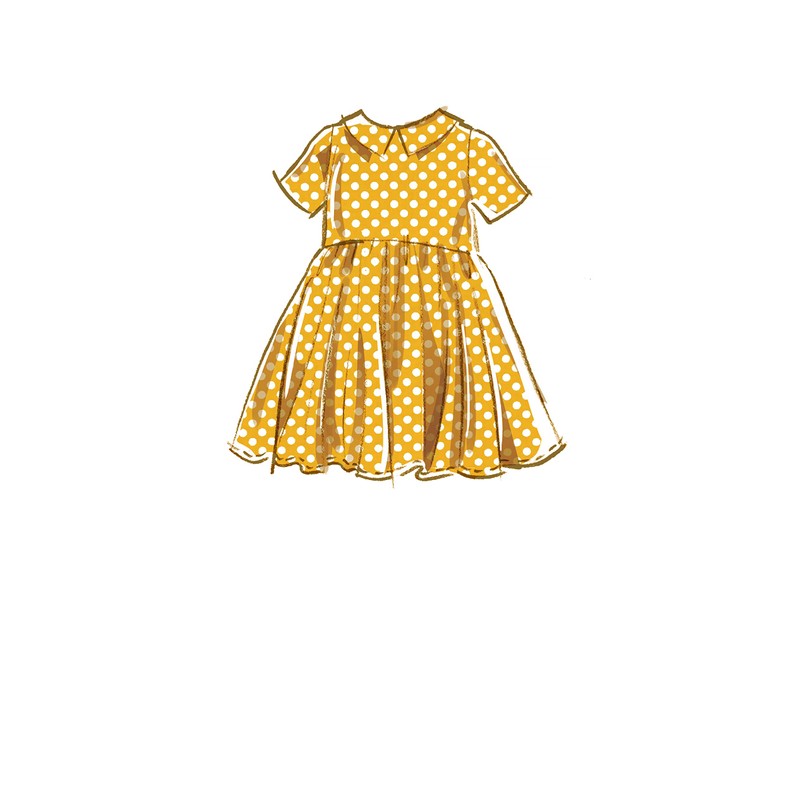McCall’s Sewing Pattern M8266 Toddlers’ Dresses