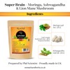 Super Brain- Moringa with Ashwagandha Lion Mane Mushroom- 100% Natural-