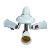 YCSSSD 3 in 1 Light Socket Splitter Adapter, E26/E27 Socket