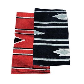 AMKA Westernpad Red Pony Saddle Navajo Blanket 26 x 26 Inch, 66 x 66 cm Western Saddle Cover for Pony Saddles Saddle Blanket