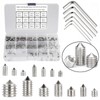 HanTof 340Pcs Metric M2.5/M3/M4/M5/M6/M8 304 Stainless Steel Allen Head Hex
